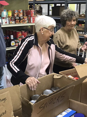 Annual food drive at Whitney Food Bank